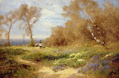 The Primrose Gatherers by John Clayton Adams